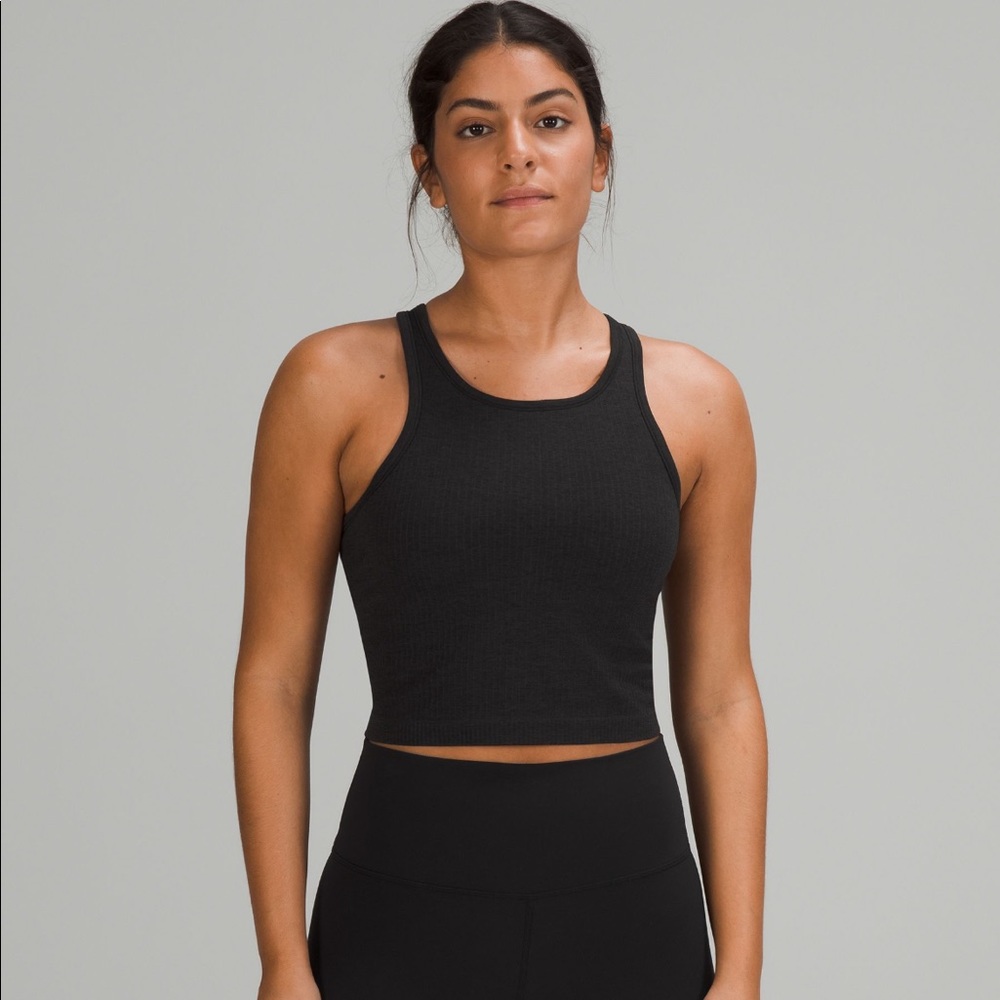 Lululemon ebb to street crop tank